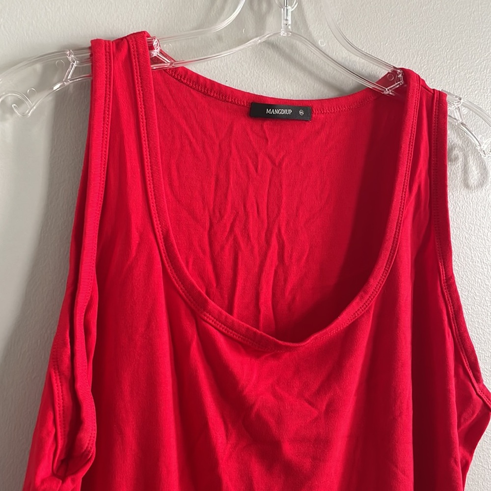 *SOLD* Red Bodysuit, Size XXL - Picture 2 of 8